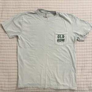 Old Row Light Gray Pocket Tee
